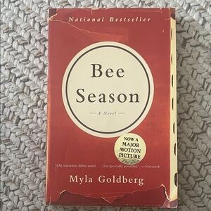 3 for $10 Bee Season by Myla Goldberg - Red and Cream Paperback Novel